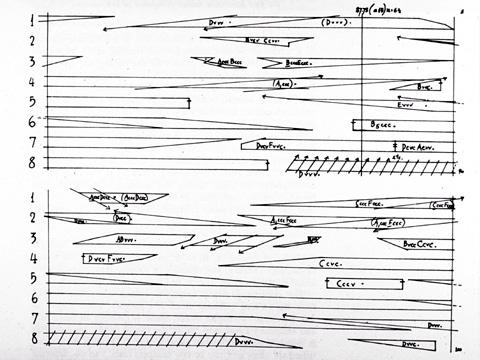 Partitura John Cage